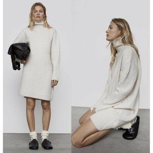 NEW zara oversized knit dress size S